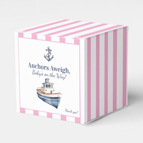 Baby on the Way Nautical Shower Box