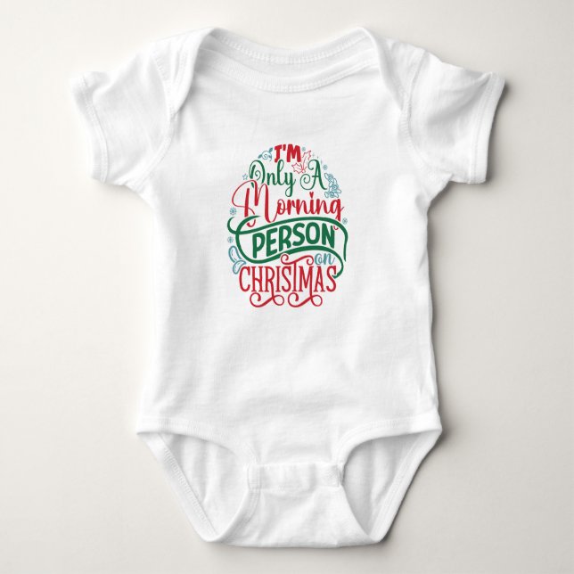 Baby One-Piece Baby Vest Christmas Vest  Baby Bodysuit (Front)
