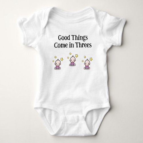 baby one piece for triplets triplets gift idea  baby bodysuit