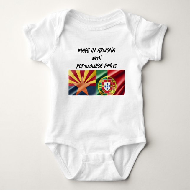 Baby One-Piece Made in Arizona Baby Bodysuit (Front)