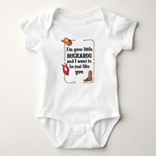 Baby one piece tee - I’m your little buckaroo