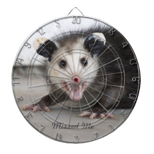 Baby Opossum Dartboard Dart Board