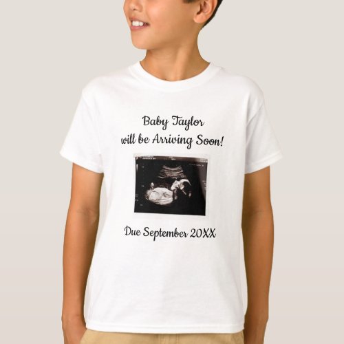 Baby or Pregnancy Announcement Shirt for Family