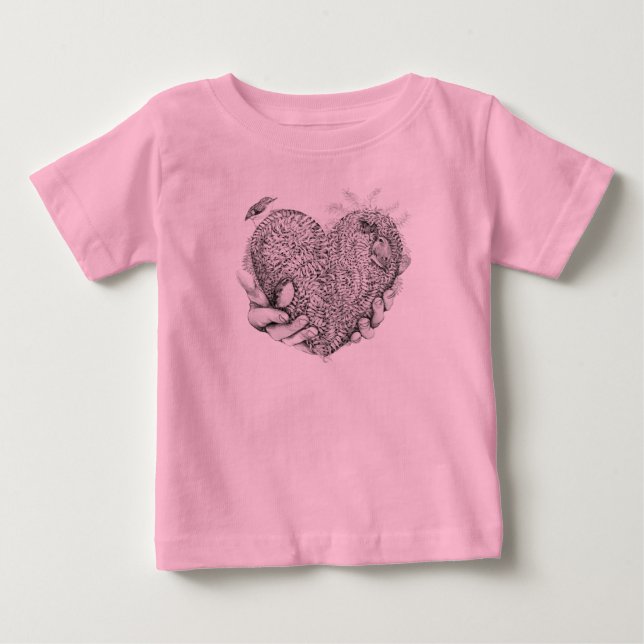 Baby or toddler T-Shirt with' You Hold My Heart' (Front)