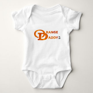 baby Orange Daddy 2D Baby Bodysuit