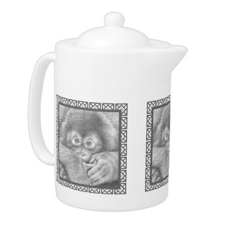 Baby Orangutan Teapot