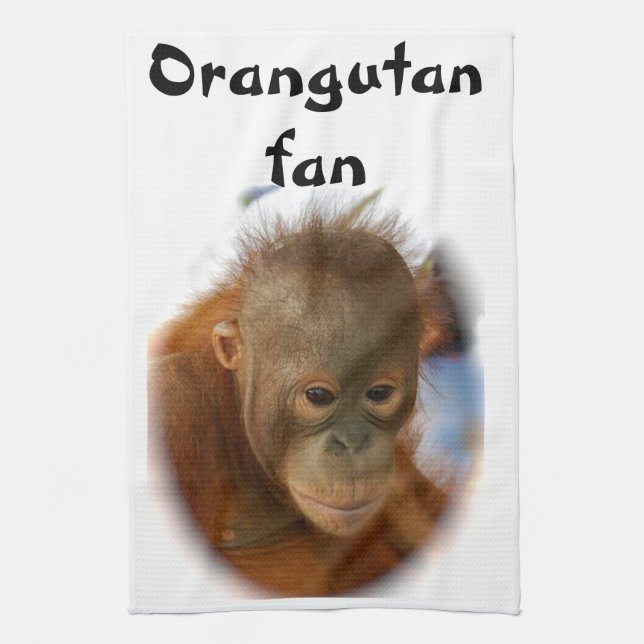 Baby Orangutan Towel (Vertical)