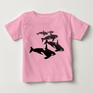 Baby Orca T-Shirt Personalized Orca Whale Shirt