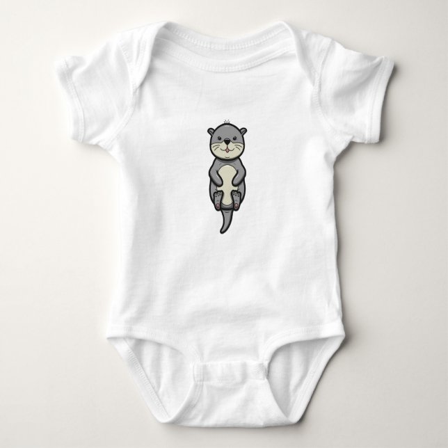 Baby Original Otter  Baby Bodysuit (Front)