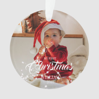 Baby Ornament - My First Christmas