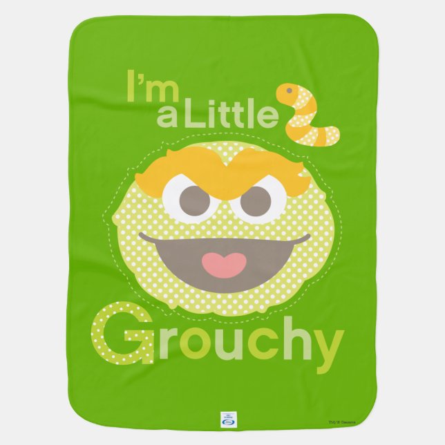 Baby Oscar Grouchy Baby Blanket (Back)