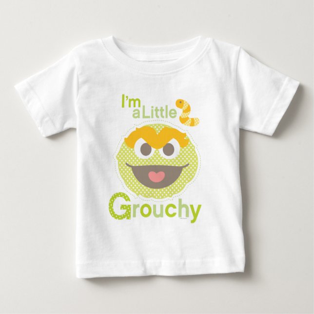 Baby Oscar Grouchy Baby T-Shirt (Front)
