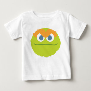 Baby Oscar the Grouch Big Face Baby T-Shirt