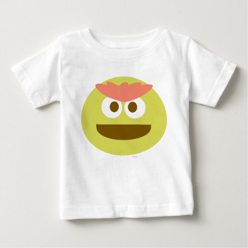 Baby Oscar the Grouch Face Baby T_Shirt