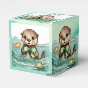 Baby Otter Baby Shower Gender Neutral Favor Boxes