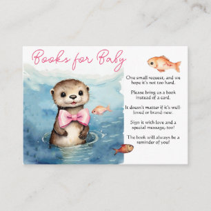 Baby Otter Girl Books for Baby  Enclosure Card
