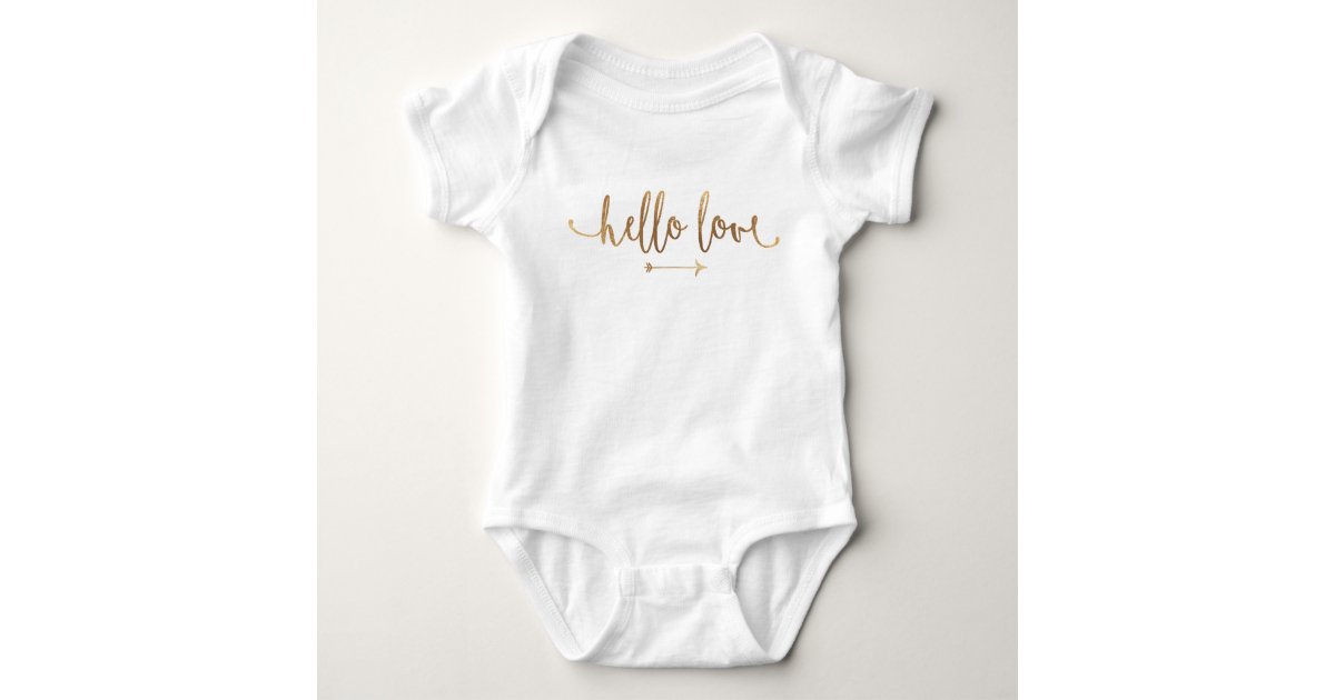 Baby Outfit Onsie Boho Gold Arrow Modern Chic Baby Bodysuit