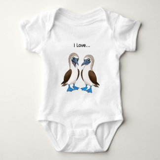 Baby outfit with cartoon birds bodysuit