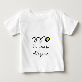 Baby outfit with cute saying - Tennis humor T-Shirt