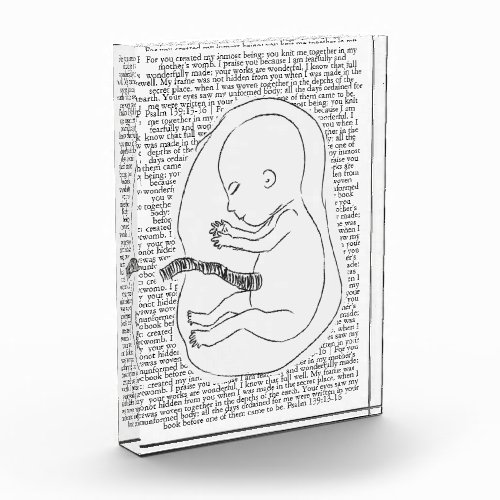 Baby Outline with Psalm 13913_16 Photo Block
