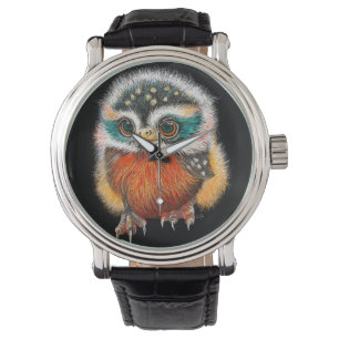 Baby Owl Art Watch