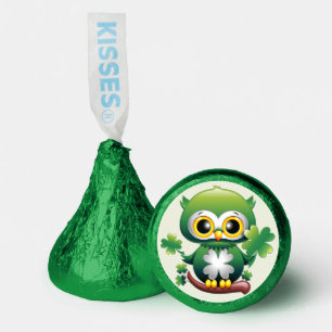 Baby Owl Cute St Patrick Cartoon Hershey®'s Kisses®