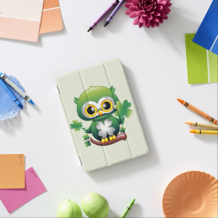 Baby Owl Cute St Patrick Cartoon iPad Mini Cover