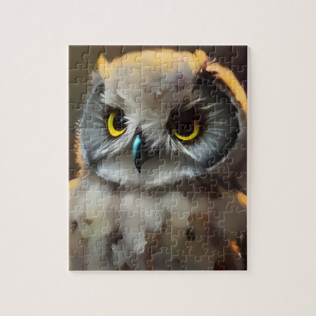 Baby Owl Jigsaw Puzzle (Vertical)