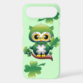 Baby Owl St Patrick Cartoon iPhone 4/4S Case (Back)