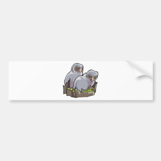 Baby Owls Bumper Sticker