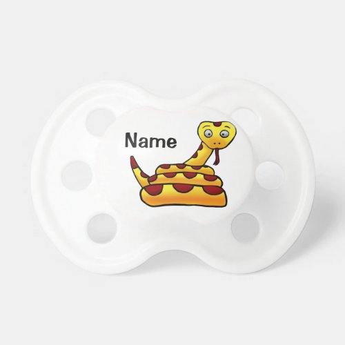 Baby Pacifier Cute Snake Cartoon Your Name Pacifier