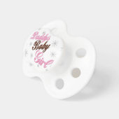 Baby pacifier Daddy's Baby Girl (Front Right)