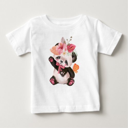 Baby Panda  Baby T_Shirt