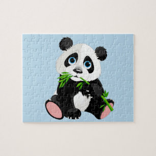 Baby Panda Bear Game Puzzle
