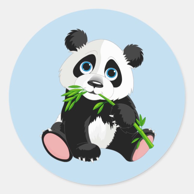 Baby Panda Bear Stickers (Front)