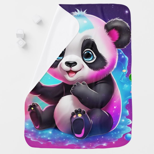 Baby Panda Blanket (In Situ)