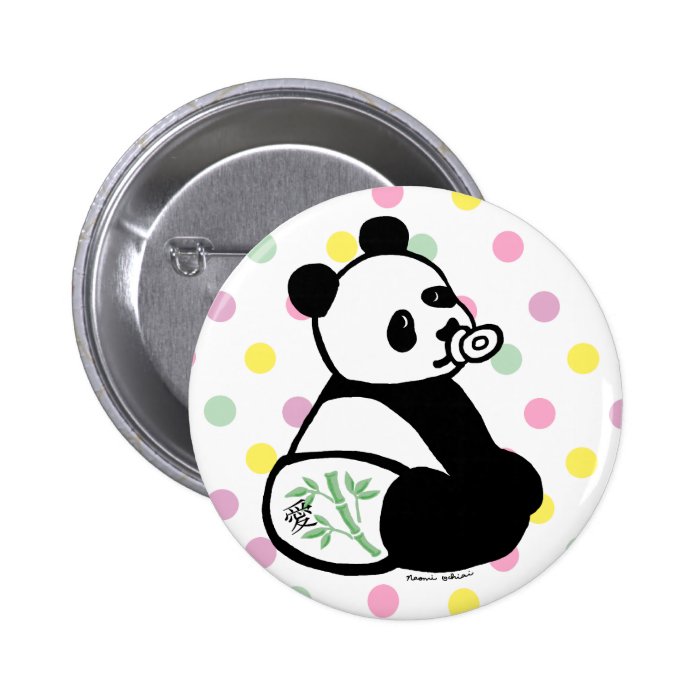 Baby Panda Cartoon Pins