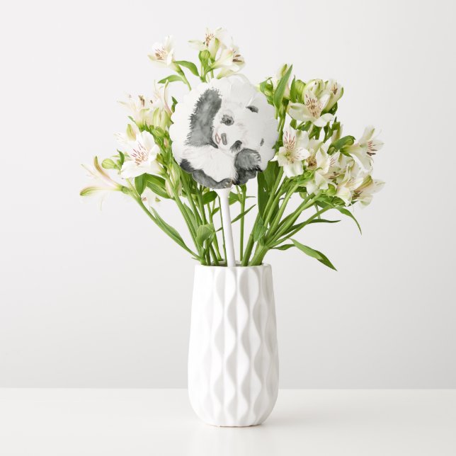 Baby Panda | Cute & Furry Balloon (Vase)