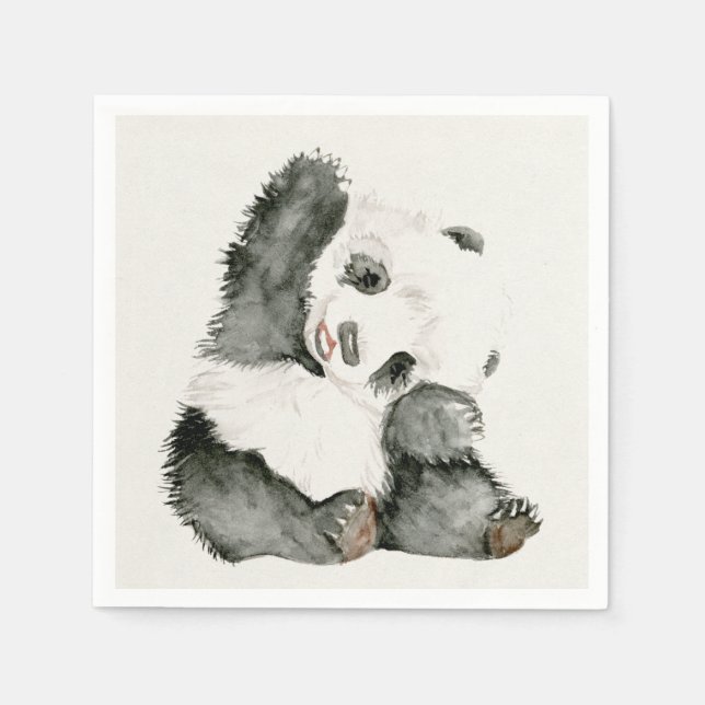 Baby Panda | Cute & Furry Napkins (Front)