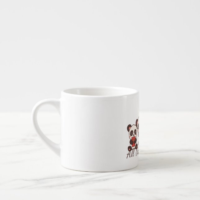 Baby Panda Espresso Cup (Left)