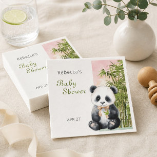 Baby Panda Gender Neutral Baby Shower Napkins