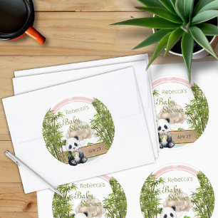 Baby Panda Gender Neutral Baby Shower Sticker