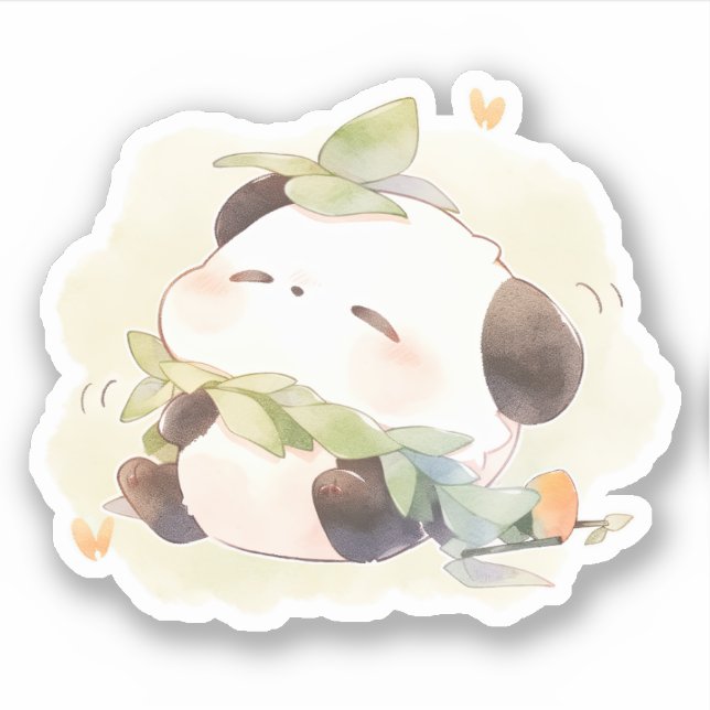 Baby Panda Get Happy Dream Sticker (Front)