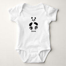 Baby Panda Girl Boy t-shirt White Pink Blue
