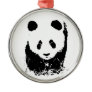 Baby Panda Metal Ornament