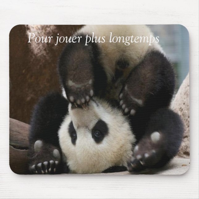 Baby Panda Mouse Pad (Front)