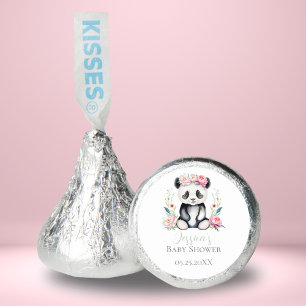 Baby Panda Peonies Jungle Baby Shower Hershey®'s Kisses®