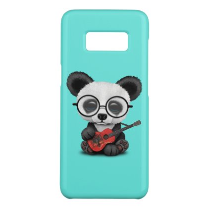Baby Panda Playing Albanian Flag Guitar Case-Mate Samsung Galaxy S8 Case