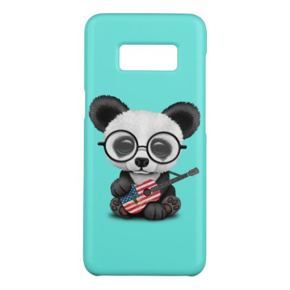 Baby Panda Playing American Flag Guitar Case-Mate Samsung Galaxy S8 Case