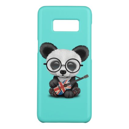 Baby Panda Playing British Flag Guitar Case-Mate Samsung Galaxy S8 Case